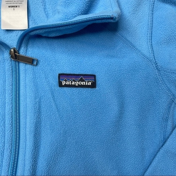 Patagonia Blue Full Zip Fleece Jacket size Small - Picture 8 of 9